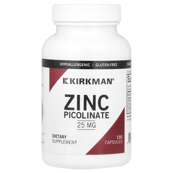 Zinc Picolinate, 25 mg, 150 Capsules