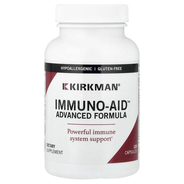 Kirkman Labs, Immuno-Aid™, 어드밴스드 포뮬라, 캡슐 120정