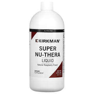 Kirkman Labs, Super Nu-Thera, жидкая добавка со вкусом натуральной малины, 857 мл (29 жидк. унций)