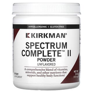 Kirkman Labs, Spectrum Complete II Powder, Unflavored, 16 oz (454 gm)