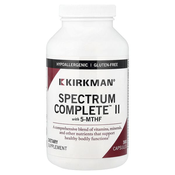 Spectrum Complete™ II with 5-MTHF, 300 Capsules