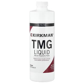 Kirkman Labs, TMG Liquid, Natural Raspberry, 16 fl oz (473 ml)