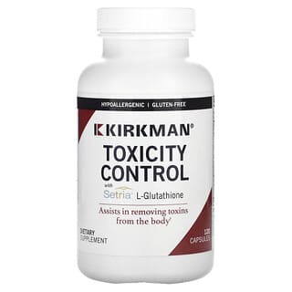 Kirkman Labs, Toxicity Control with Setria L-Glutathione, 120 Capsules