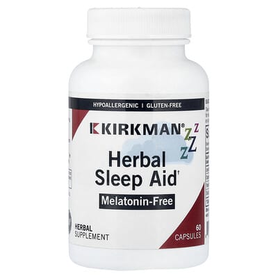 Kirkman Labs, Herbal Sleep Support, 60 Capsules