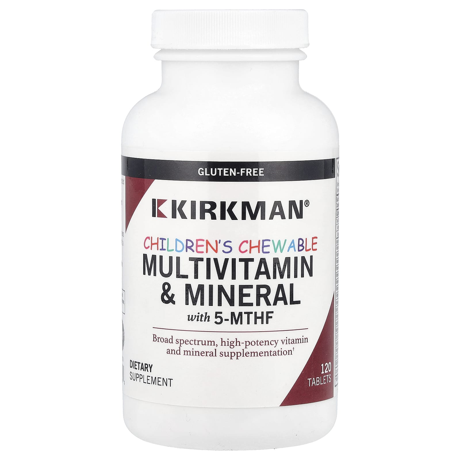 Children's Chewable Multivitamin & Mineral with 5-MTHF, 120 Tablets