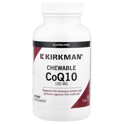 Kirkman Labs, CoQ10 Chewable Tablets, 120 Tablets