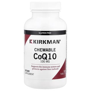 Kirkman Labs, Chewable CoQ10, 100 mg, 120 Tablets