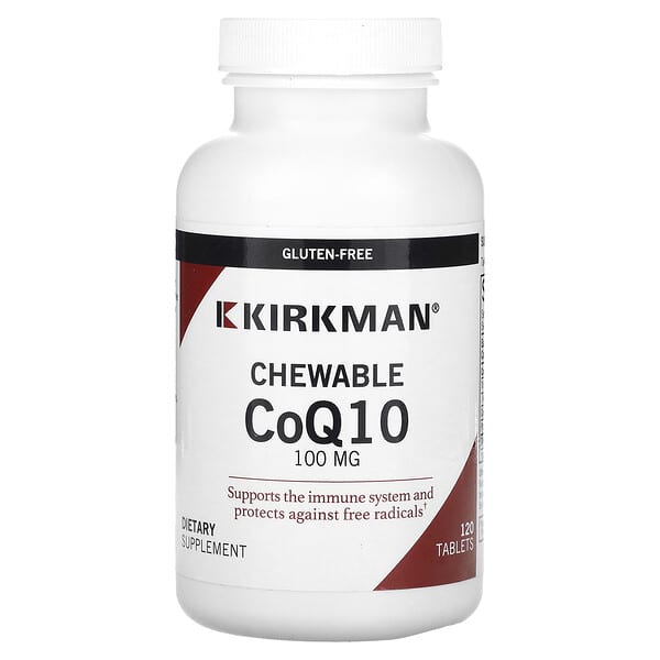 Kirkman Labs Chewable CoQ10, 100 mg, 120 Tablets