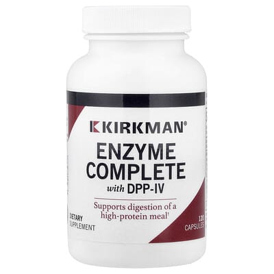 Kirkman Labs, EnZym Complete Digestive Enzymes with DPP-IV, 120 Capsules