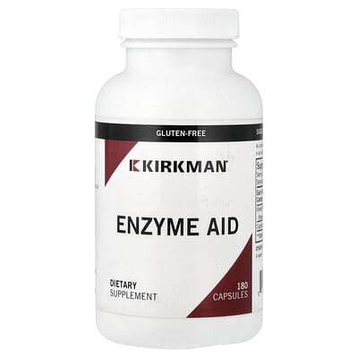 Kirkman Labs, Enzyme Aid, 180 Capsules