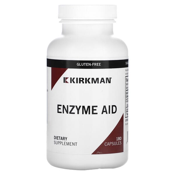 Kirkman Labs Enzyme Aid, 180 Capsules
