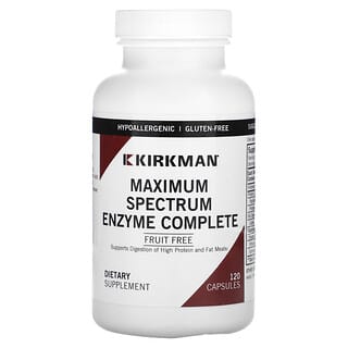 Kirkman Labs, Maximum Spectrum Enzyme Complete, 캡슐 120정