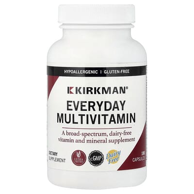 Kirkman Labs, Daily Multivitamin, 180 Capsules