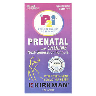 Kirkman Labs, Prenatal With Choline, 120 Capsules