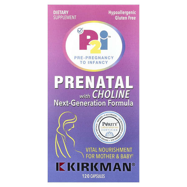 Prenatal with Choline, 120 Capsules
