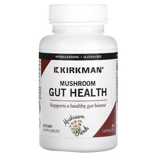 Kirkman Labs, Mushroom, Gut Health, 60 Capsules