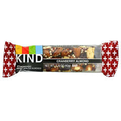 KIND Bars, Kind BARS, Arándano rojo y almendra, 12 barritas, 40 g (1,4 oz) cada una