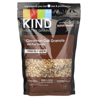 KIND Bars, Healthy Grains®, 시나몬 오트 그래놀라, 아마씨 함유, 312g(11oz)