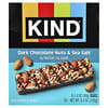 KIND Bars, 프로틴바, 다크 초콜릿 견과 및 천일염, 바 6개, 개당 40g(1.4oz)