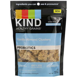 KIND Bars, Healthy Grains, пробиотик, ваниль и миндаль, 198 г (7 унций) 