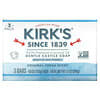 Kirks, 100% Premium-Kokosnussöl-sanfte Kastilien-Seife, frischer Original-Duft, 3 Riegel, je 113 g (4 oz.)