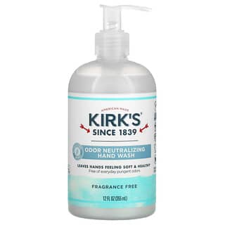Kirks, устраняющее запахи мыло для рук, с нейтральным запахом, 355 мл (12 жидк. унций)