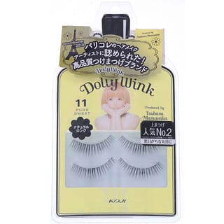 Koji, Dolly Wink, Faux-cils, #11 Pure Sweet, 2 paires