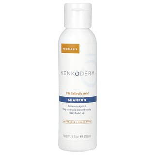 Kenkoderm, 3% Salicylic Acid Shampoo, Fragrance Free, 4 fl oz (118 ml)