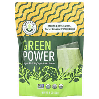 Kuli Kuli‏, Green Power, אבקת Super Greens, אבקת אלקליין, 170 גרם (6 אונקיות)