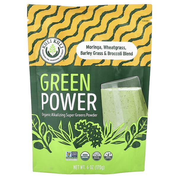 Green Power, Organic Alkalizing Super Greens Powder, 6 oz (170 g)