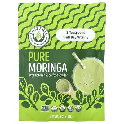 Kuli Kuli, Whole Moringa, Organic Green Superfood Powder, 5 oz (144 g)