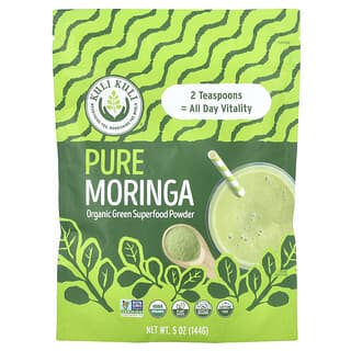 Kuli Kuli, Moringa pur, Poudre de superaliments verts biologiques, 144 g