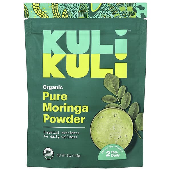 Kuli Kuli, 유기농 순수 모링가 분말, 144g(5oz)
