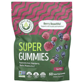 Kuli Kuli, Super Gummies, Berry Beautiful, Sour Berry, 60 Superfood Gummies