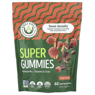 كولي كولي‏, علكات Superfood ، Sweet Serenity ، نكهة الكاكاو والقرفة ، 60 علكة فائقة القيمة الغذائية