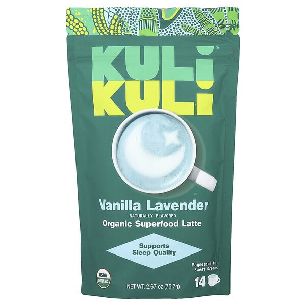Organic Superfood Latte, Vanilla Lavender, 2.67 oz (75.7 g)