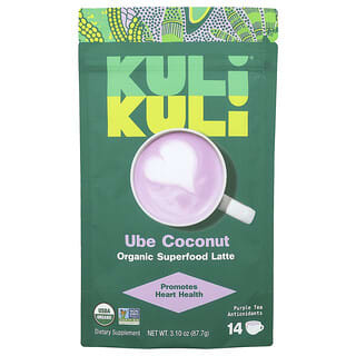Kuli Kuli, Organic Superfood Latte, Ube Coconut, 3.10 oz (87.7 g)