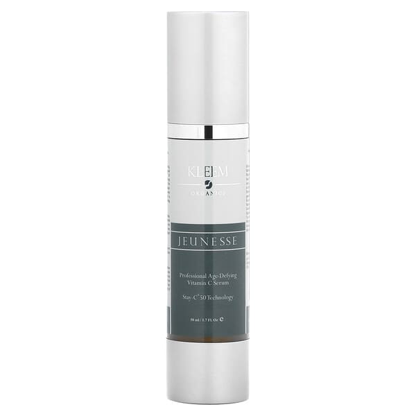 Kleem Organics, Jeunesse，專業抵禦衰老維生素 C 精華，1.7 液量盎司（50 毫升）