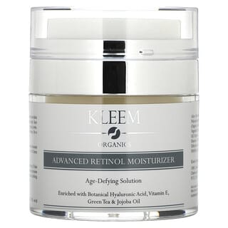 Kleem Organics, Crema idratante avanzata al retinolo, soluzione anti-invecchiamento, 50 ml