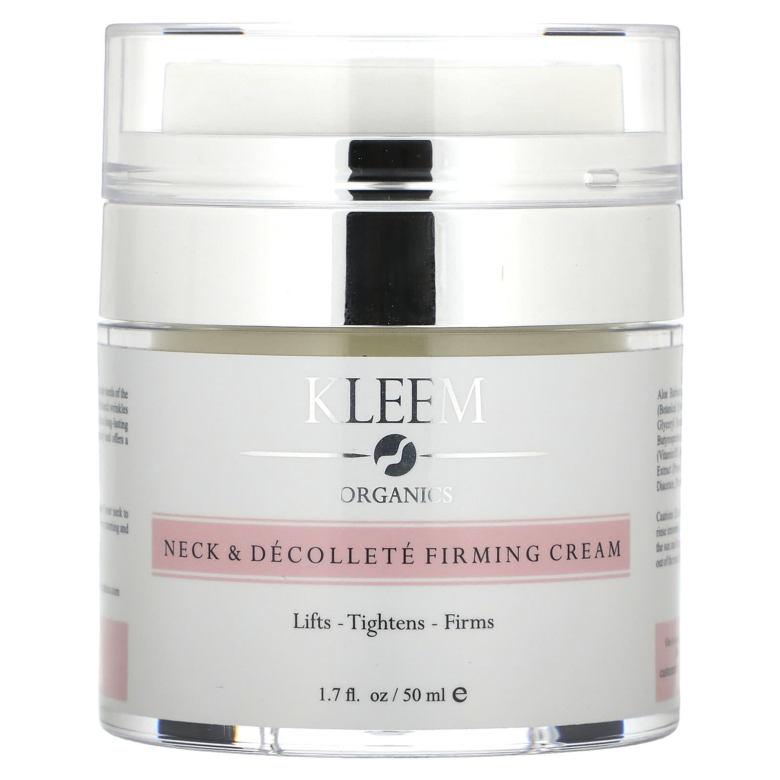 Kleem Organics, Neck & Décolleté Firming Cream, For All Skin Types, 1.7