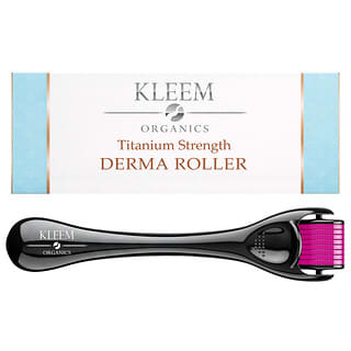 Kleem Organics, Penggelek Derma Microneedle, Kekuatan Titanium, 1 Penggelek