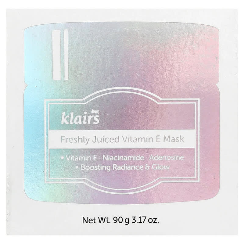 （未使用）klairs　DKフレッシュリージュースドVEマスク　3個セット フレッシュジュースビタミンEビューティマスク、90g（3.17オンス）