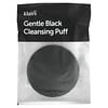 Gentle Black Cleansing Puff, sanfte schwarze Reinigung, 1 Puff