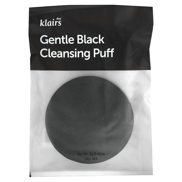 Dear, Klairs, Gentle Black Cleansing Puff, 1 Puff