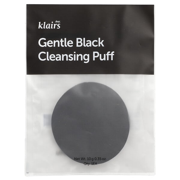 Dear, Klairs, Gentle Black Cleansing Puff, 1 Puff
