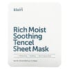 Rich Moist Soothing Tencel Beauty Sheet Mask, 1 Sheet, 0.85 fl oz (25 ml)