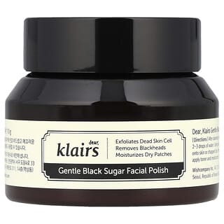 Dear, Klairs, Gommage léger au sucre noir pour le visage, 110 g (3,8 oz)