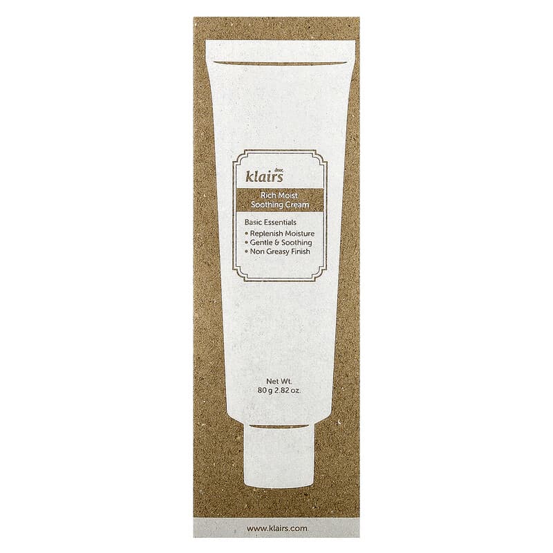 Rich Moist Soothing Cream, 2.82 oz (80 g)
