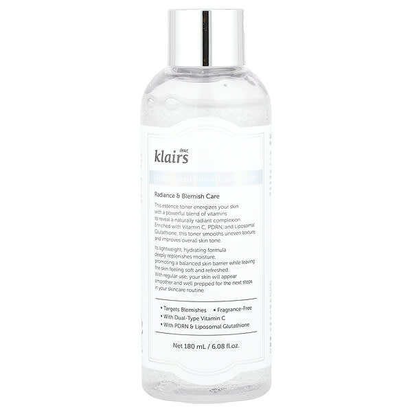 Dear, Klairs, 갓 즙이 많은 비타민 에센스 토너, 180ml(6.08fl oz)