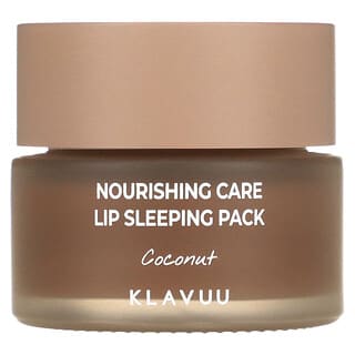 KLAVUU, Nourishing Care, ночная маска для губ, кокос, 20 г (0,70 унции)